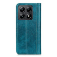Калъфи за Xiaomi 14T Pro, Wallet Litchi Leather, зелен