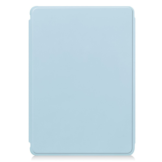 Калъф с клавиатура за iPad Pro 11" 2024 (5 gen.), Rotary 360° Leather, светлосин