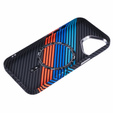 Калъфът за iPhone 16 Plus, Carbon Fiber MagSafe, тъмносин