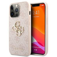 Калъфи GUESS за iPhone 13 Pro, 4G Big Metal Logo, розов