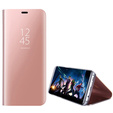 Калъфи за Realme C11, Clear View, розов rose gold