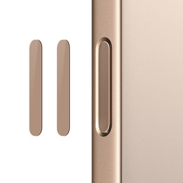 2x NORTHJO Стъклен бутон за управление на камерата за iPhone 16 / 16 Plus / 16 Pro / 16 Pro Max, златен
