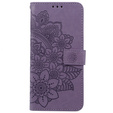 Калъф с капак за Realme 11 Pro 5G / Pro+ 5G, Mandala Flower, лилав