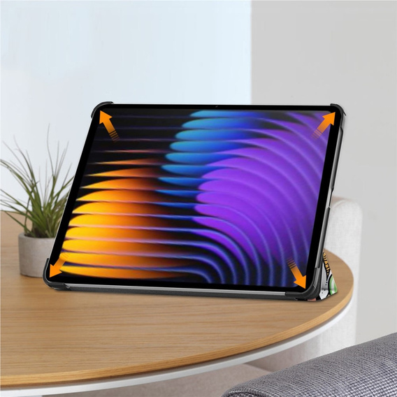 Калъф за Xiaomi Pad 7 / Xiaomi Pad 7 Pro, Smartcase, graffiti