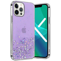 Калъфи за iPhone 13 Pro, Glittery, лилав