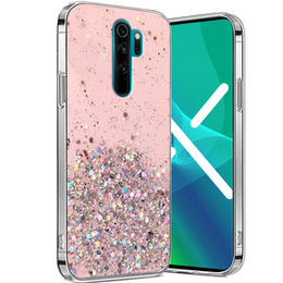 Калъфи за Xiaomi Redmi Note 8 Pro, Glittery, розов