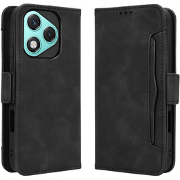Калъф с капак за Honor 400 Lite, Card Slot, черен