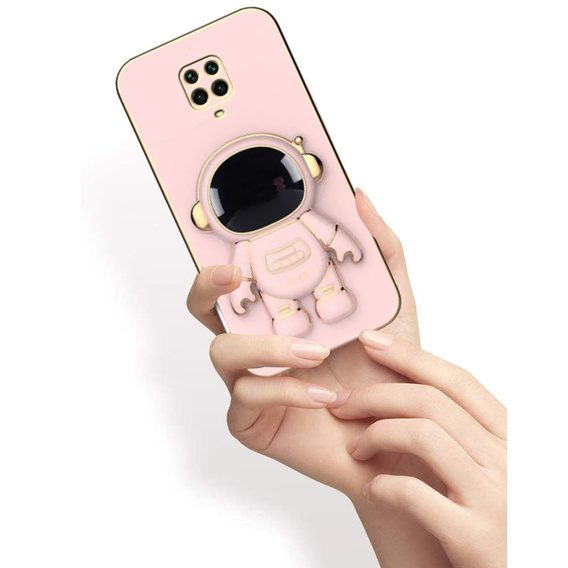 Калъфи за Xiaomi Redmi Note 9 Pro / 9s, Astronaut, розов rose gold