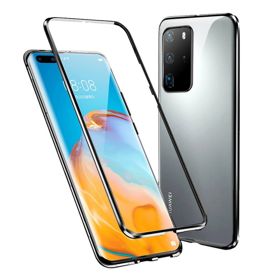 Калъфът за Huawei P40, Magnetic Dual Glass, черен