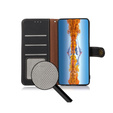 KHAZNEH RFID калъф за Xiaomi 13T / 13T Pro, Litchi Texture, черен