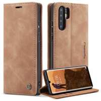 CASEME калъф за Huawei P30 Pro, Leather Wallet Case, кафяв