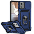 Брониран калъф за Motorola Moto G32, CamShield Slide, син