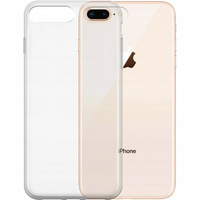 тънък калъф за iPhone 8 Plus/7 Plus, Slim, прозрачен