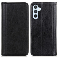 Калъфи за Samsung Galaxy A55 5G, Wallet Litchi Leather, черен