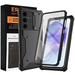 Калъфът за Samsung Galaxy A55, ERBORD Rugged Case, черен (две рамки)