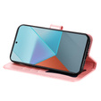 Калъф с капак за Xiaomi Redmi Note 13 Pro 5G, Mandala, розов rose gold