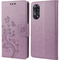 Калъф с капак за Oppo Reno8 T 4G, Mandala Flower, лилав