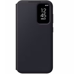 Оригинален калъф Samsung за Galaxy S23 FE, S View Wallet Cover, черен