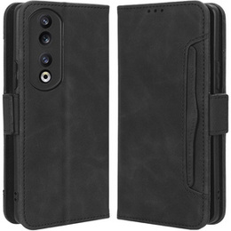 Калъф с капак за Honor 90, Card Slot, черен