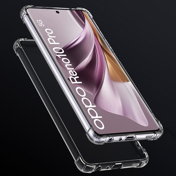 Калъфи за Oppo Reno 10 / 10 Pro, Dropproof, прозрачен