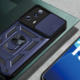 Брониран калъф за Xiaomi 13 Lite, CamShield Slide, син