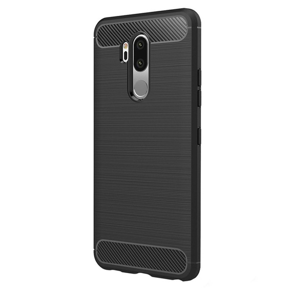 Калъфът за LG G7 ThinQ / G7 Fit, Carbon, черен