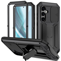 Брониран калъф за Samsung Galaxy S25+ Plus, R-JUST, черен