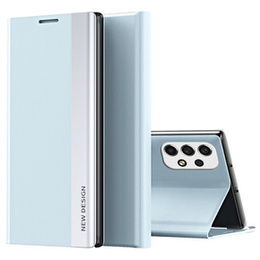 Калъф с капак за Samsung Galaxy A33 5G, Side Magnetic, светлосин