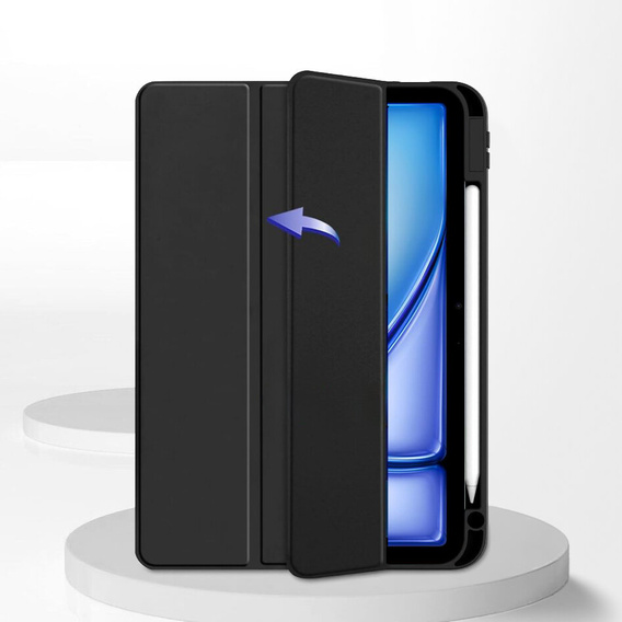 Калъф за Lenovo Tab M11, Smartcase Hybrid, с място за стилус, черен