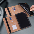 Калъфът за Lenovo Tab M10 Plus TB-X606F, Classic, с поставка за стилус, кафяв