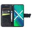 Калъф с капак за Infinix Hot 30i, Butterfly, черен