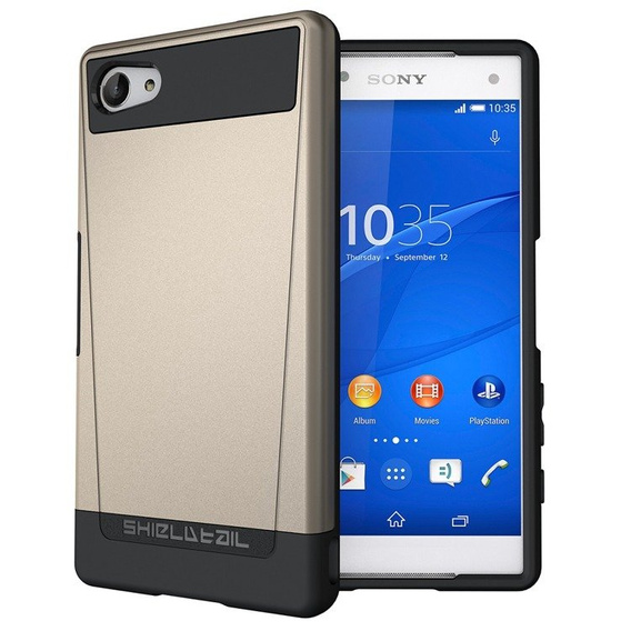 Калъф Dual Shell Case за Sony Xperia Z5 Compact – златист
