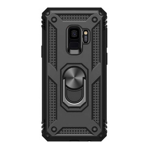 брониран калъф за Samsung Galaxy S9, Nox Case Ring, черен