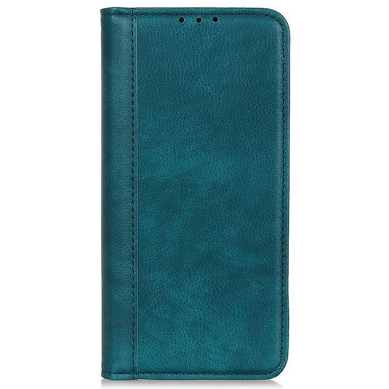 Калъфи за Samsung Galaxy S24, Wallet Litchi Leather, зелен