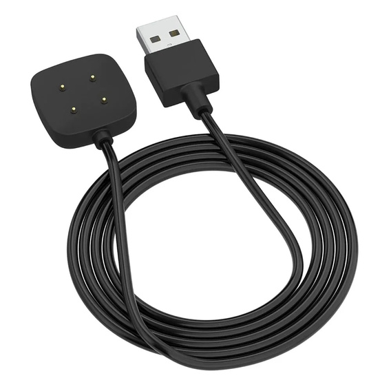 Kabel USB/ładowarka do Fitbit Versa 3 / Sense, Black