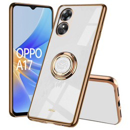 Калъфи за Oppo A17, Electro Ring, бял