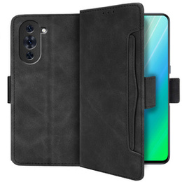 Калъф с капак за Huawei Nova 10 Pro 4G, Card Slot, черен