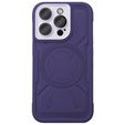 Калъф за iPhone 15 Pro Max, ERBORD Armor Mag, лилав