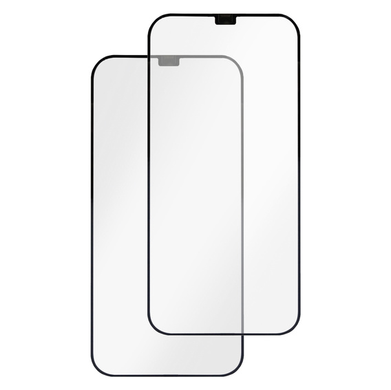 2x Закалено стъкло за iPhone X / XS / 11 Pro, ERBORD Easy App Full Screen Protector