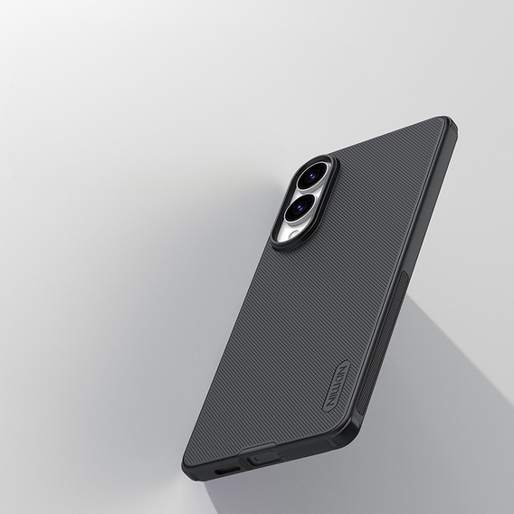 Калъфът NILLKIN за Samsung Galaxy S25 Edge, Frosted Shield, за MagSafe, черен