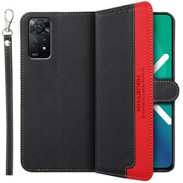 Калъф с капак за Xiaomi Redmi Note 11 Pro 4G/5G, KHAZNEH RFID, син