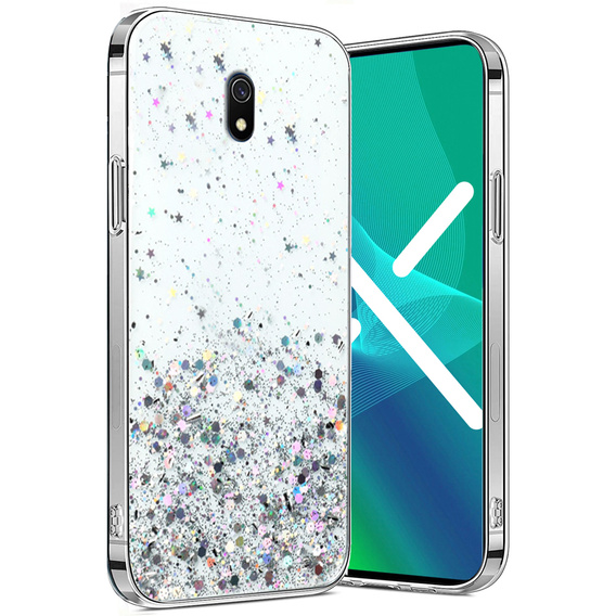 Калъфи за Xiaomi Redmi 8A, Glittery, прозрачен