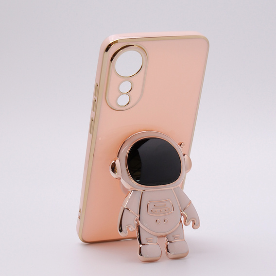 Калъфи за Oppo A78 4G, Astronaut, розов rose gold