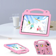 Детският калъф за iPad 10.9 2022 10 Gen, Cute Patterns, със стойка, розов