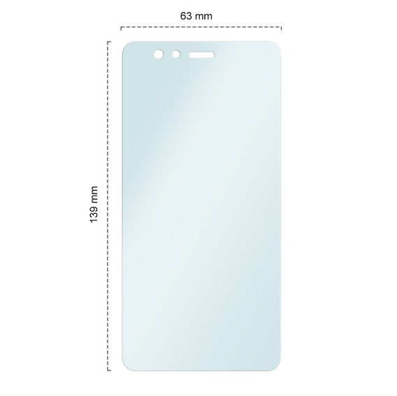 2x Закалено стъкло за Huawei P10 Lite, ERBORD 9H Hard Glass на екрана