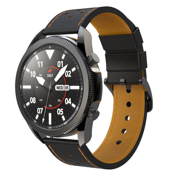 Skórzany Pasek Holes z teleskopem 22mm - Black