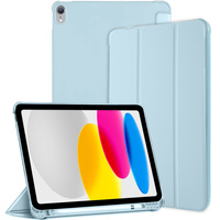 Калъфът за iPad 10.9 2022 10 Gen, Smart Pencil, с гнездо за стилус, син