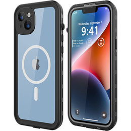 Водоустойчивият калъф за iPhone 14, Redpepper, за MagSafe, черен