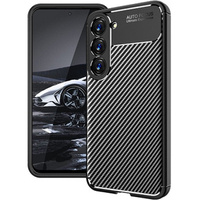 Калъфи за Samsung Galaxy S23 Plus, Carbon Gel, черен