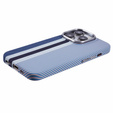 Калъфът за iPhone 13 Pro, Carbon Fiber MagSafe, син